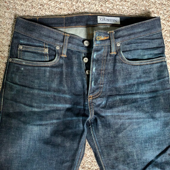 Gustin Other - Gustin, Okayama standard, 31 skinny, raw denim